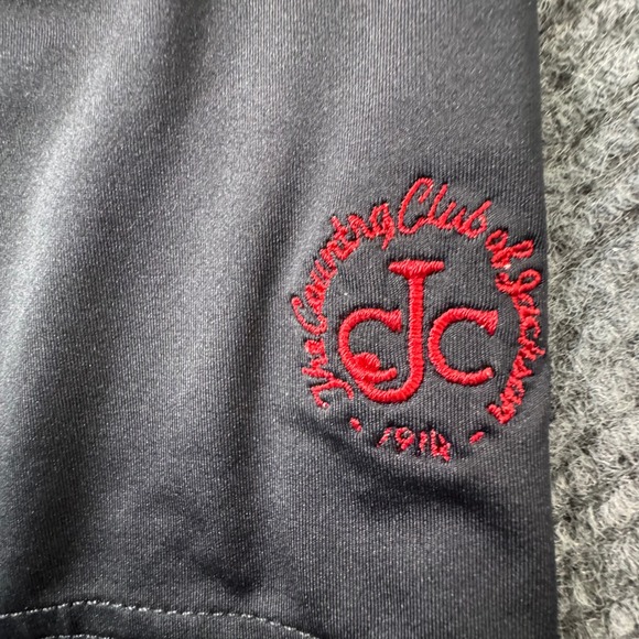 FootJoy Golf Polo Shirt Mens L Black Athletic Fit Performance Country Club PGA - Picture 3 of 8